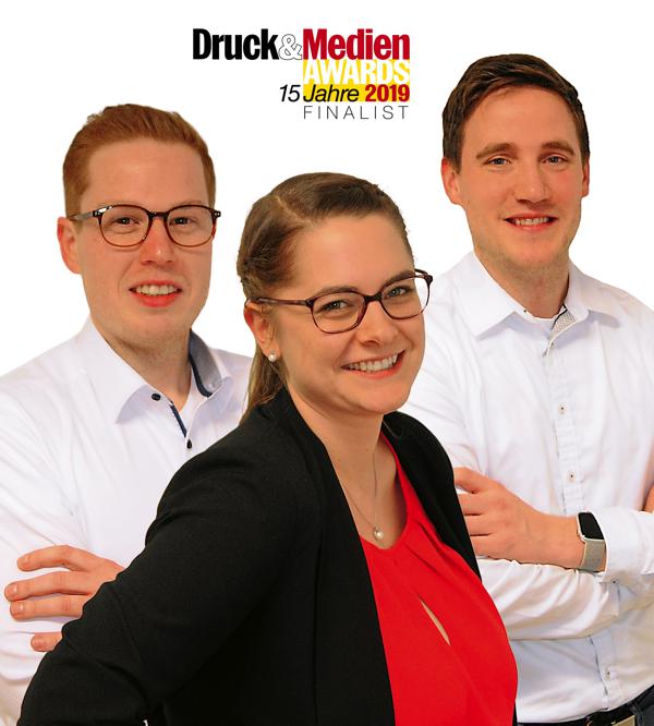 Studierende der AKBK-Fachschule für Druck- und Medientechnik für die „Druck&Medien Awards 2019“ nominiert