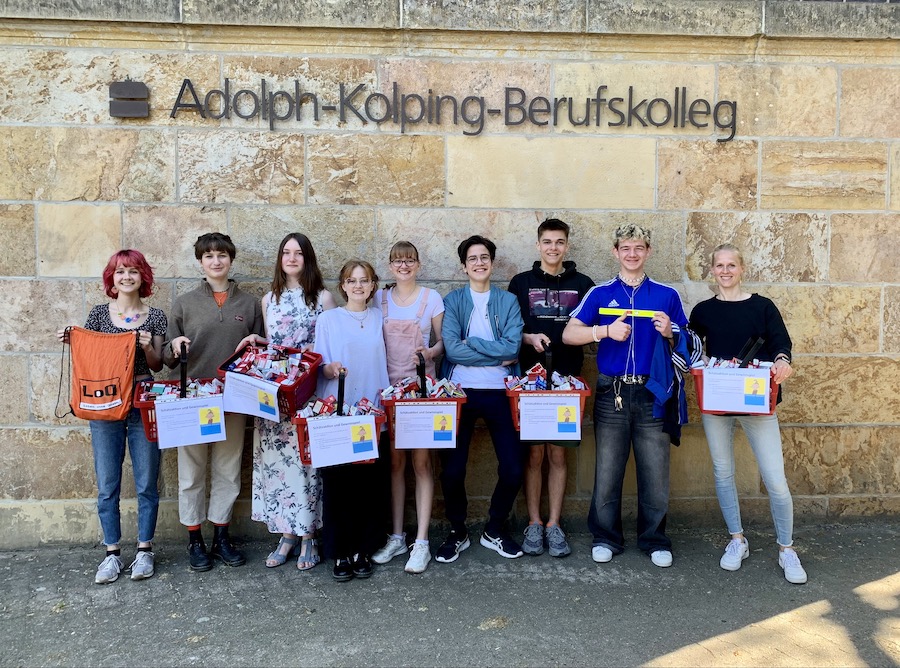 Weltnichtrauchertag: SchülerInnen des Beruflichen Gymnasiums sind kreativ aktiv