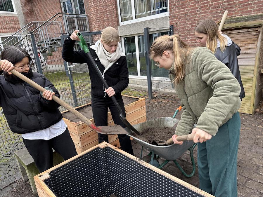 Promenadengemüse zum Direktgenuss – Hochbeete am AKBK