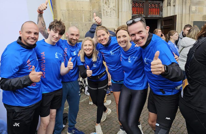 Füreinander laufen – Miteinander gewinnen: AKBK aktiv beim Münster Marathon 