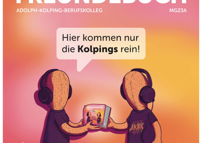 „Das Freundebuch“ – AKBK-MediengestalterInnen präsentieren ihr aktuelles Unterrichtsprojekt in derFachzeitschrift „Druck- und Medien-ABC“