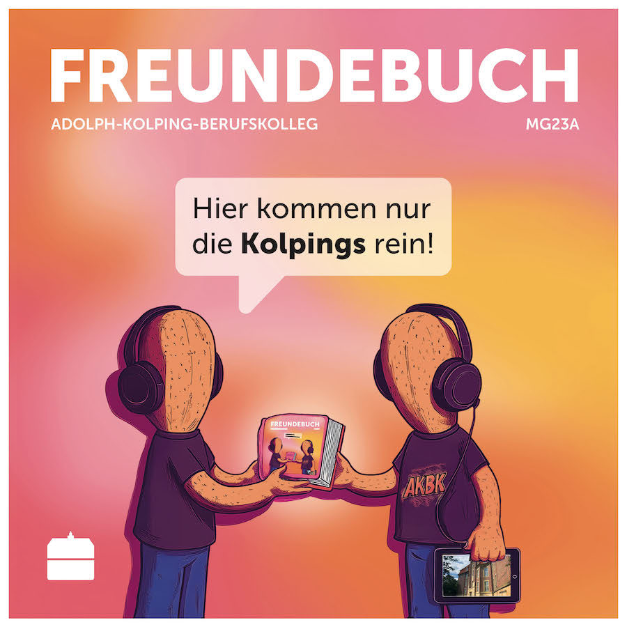 „Das Freundebuch“ – AKBK-MediengestalterInnen präsentieren ihr aktuelles Unterrichtsprojekt in derFachzeitschrift „Druck- und Medien-ABC“
