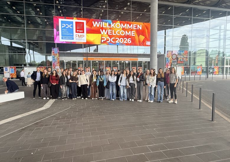 AKBK-Auszubildende der Mediengestaltung zu Gast auf der Print und Digital Convention in Düsseldorf